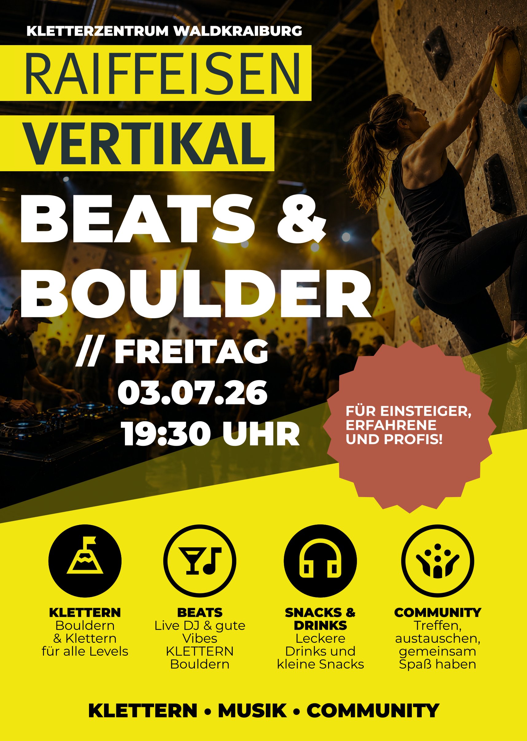 Beats and Boulder am 3. Juli