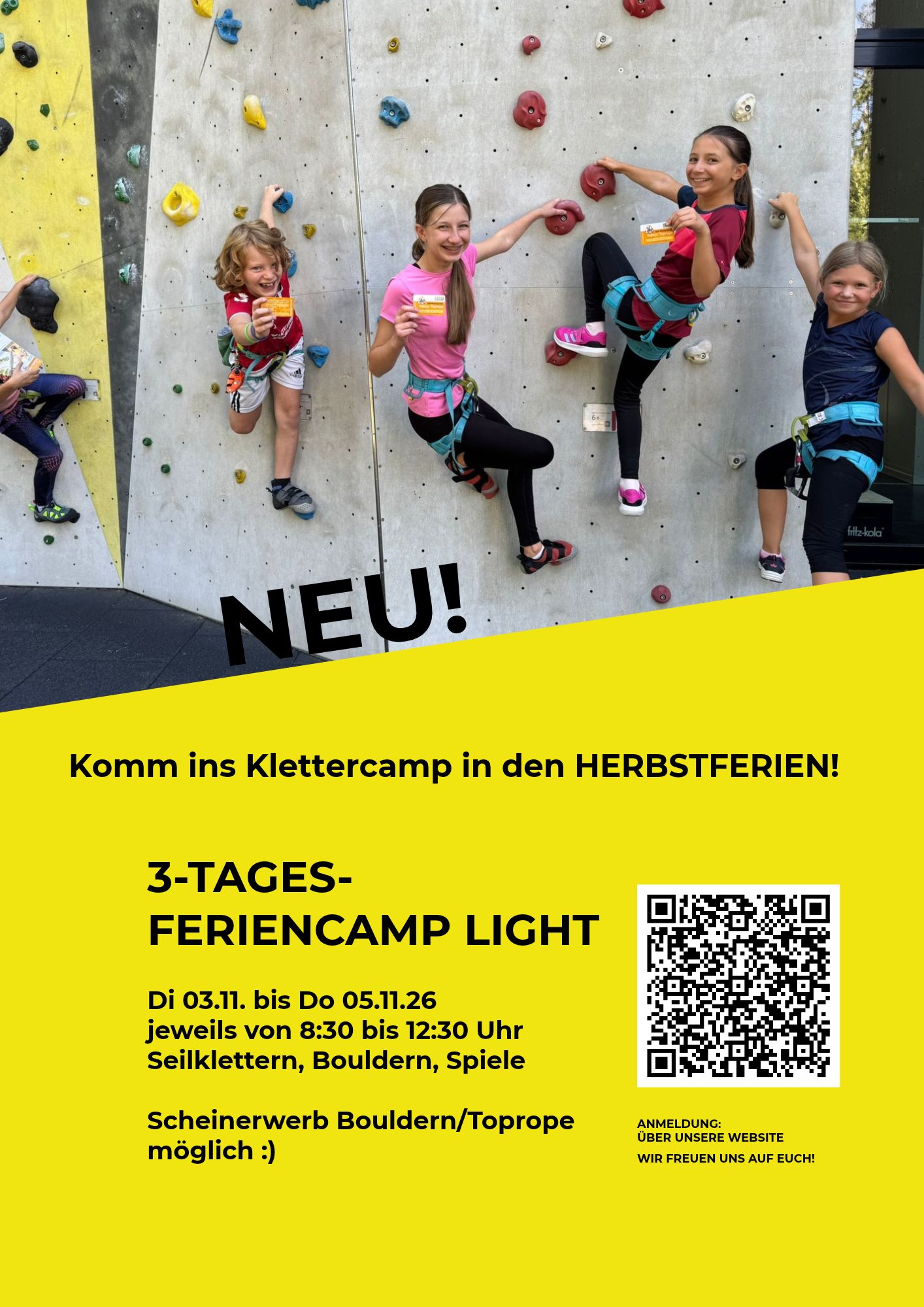 3-Tages-Feriencamp light (halbtags)